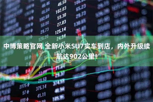 中博策略官网 全新小米SU7实车到店，内外升级续航达902公里!